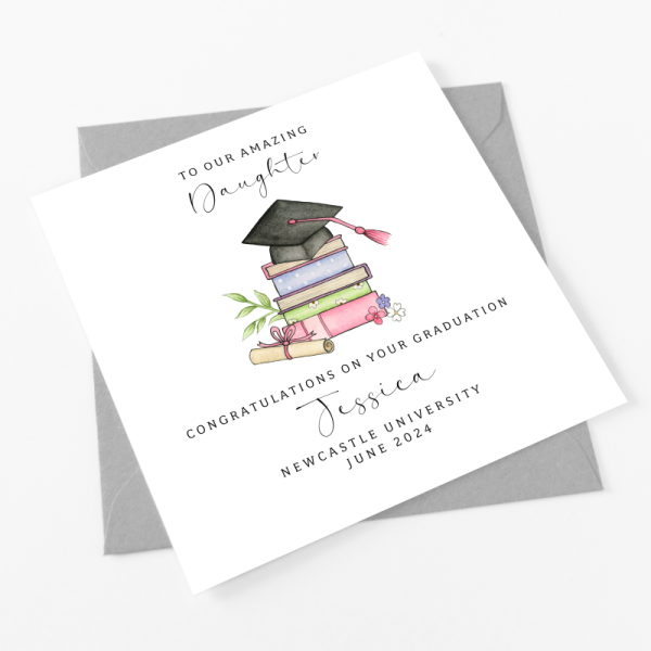 Personalised Graduation Card For A Girl