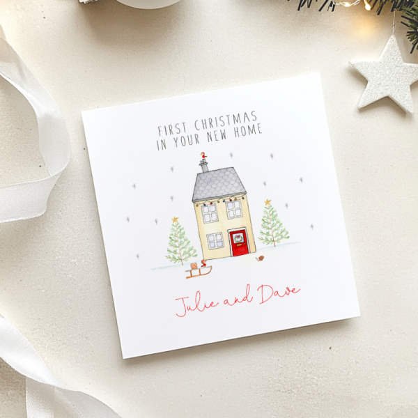 First Christmas in your new home card