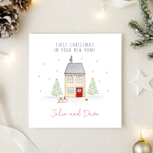 First Christmas in your new home card