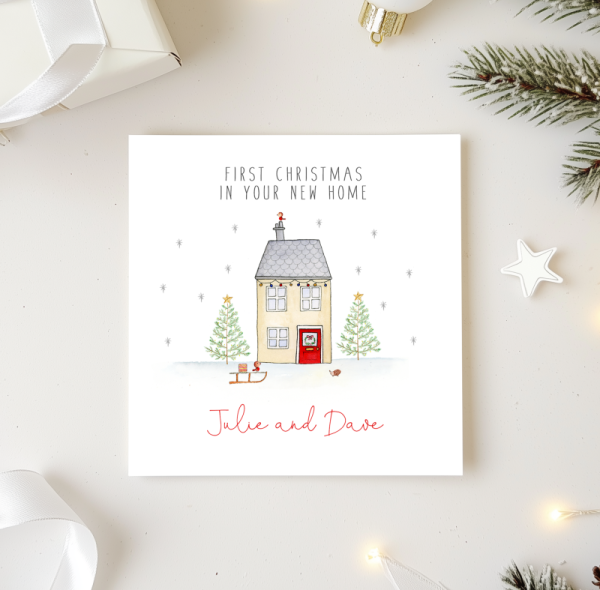 First Christmas in your new home card