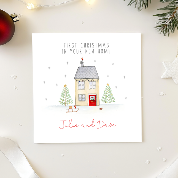 First Christmas in your new home card