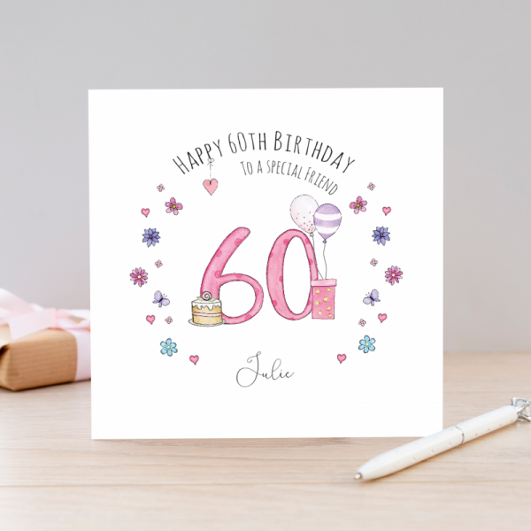 Personalised Birthday Card - Mum, Grandmother, Friend, Sister