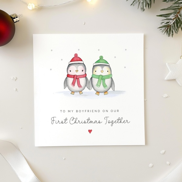 Personalised First Christmas Together Card