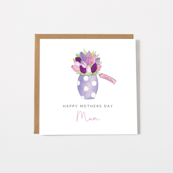 Personalised Mother's Day card - Nanny, Granny, Mam, Grandma