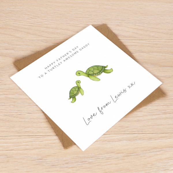Father's Day Card - Turtles