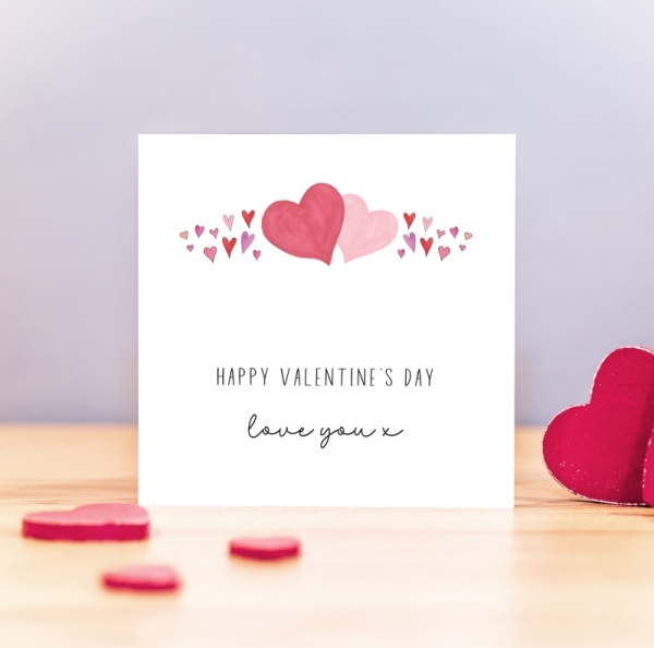 Valentine's Day Card - Lots of Hearts