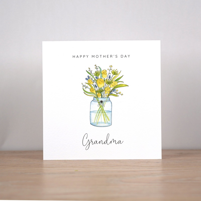 Personalised Mothers Day Card Nanny Granny Mam Grandma Just For Cards Greetings Cards